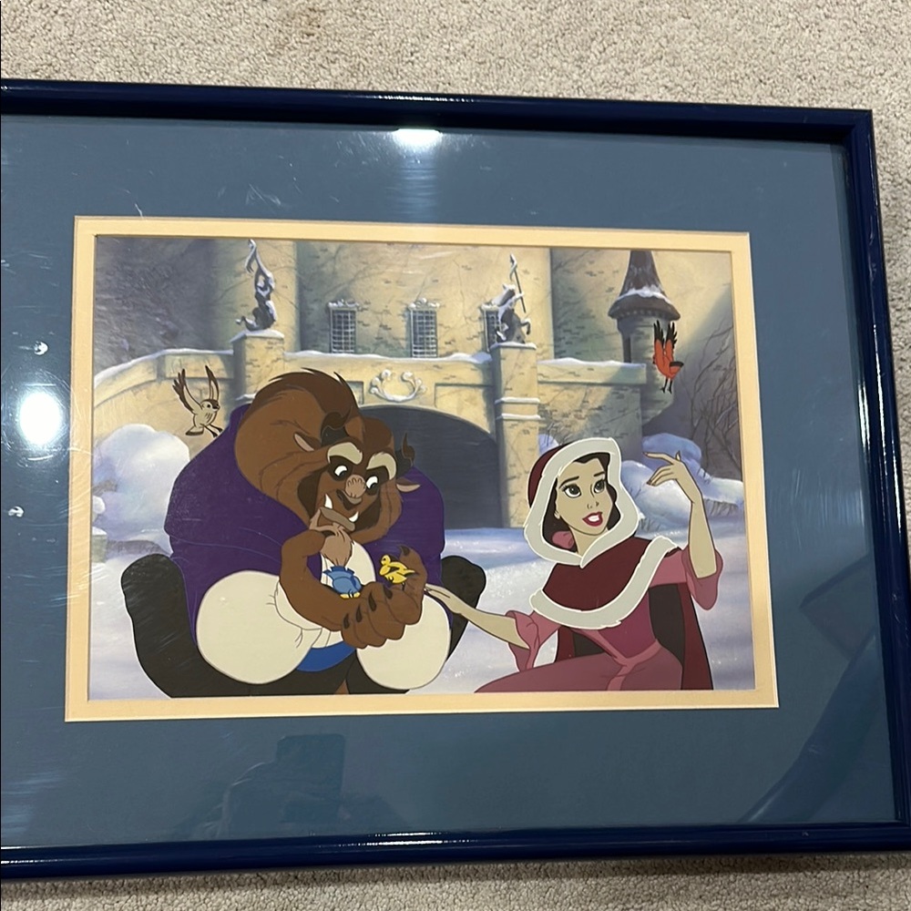 Beauty and the Beast Framed Art